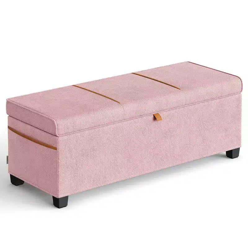 43.3 Storage Ottoman Bench 27 Gal (103 L) Capacity End-of-Bed Bench Ottoman with Storage for Bedroom