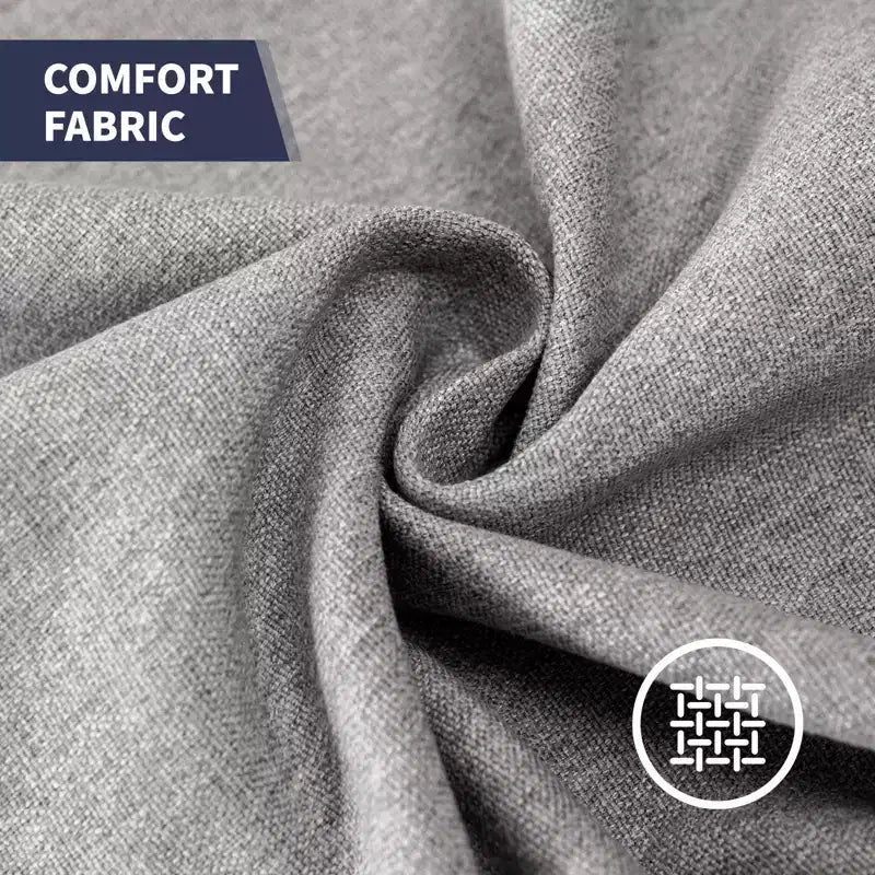Modern Rivet Design Accent Chair Linen Fabric Armchair Single Sofa,Mid Century 1-Seater Sofa Couch for Home/Office/Apartment
