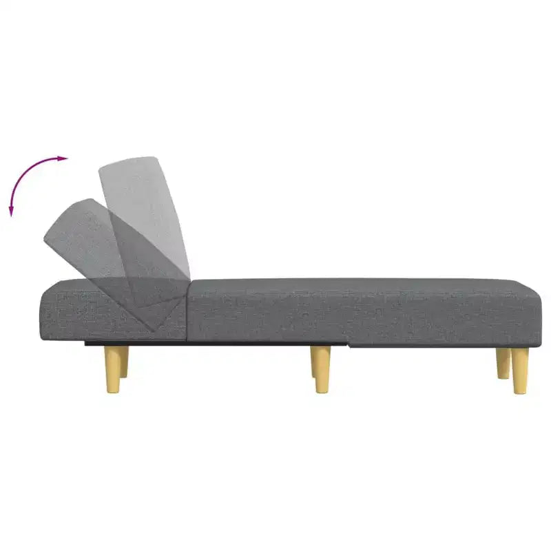 Nowoczesna leżanka, sofa wypoczynkowa, fotel z funkcją łóżka do salonu, aksamitne siedzisko