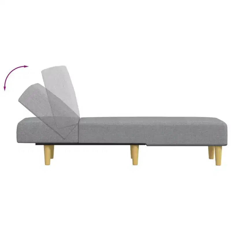 Nowoczesna leżanka, sofa wypoczynkowa, fotel z funkcją łóżka do salonu, aksamitne siedzisko