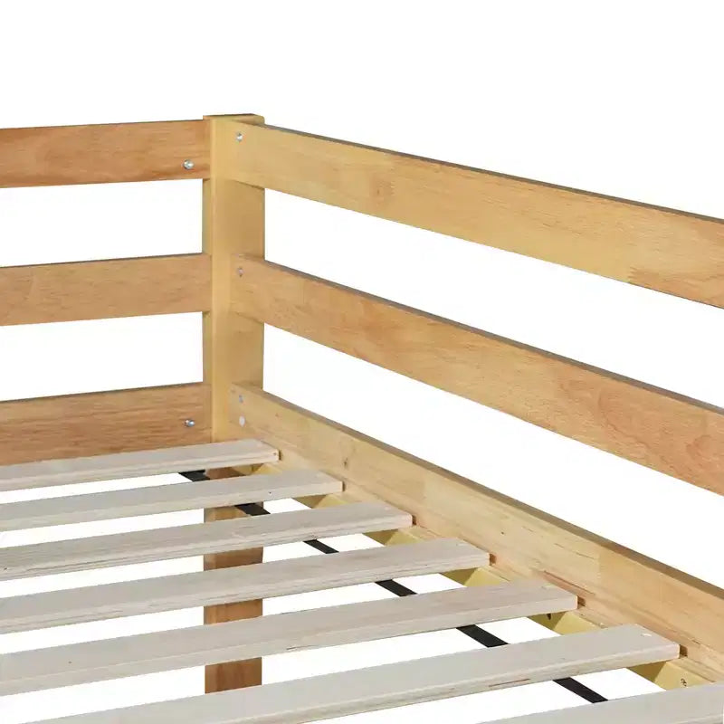 Metalowa rama łóżka pojedynczego z miejscem do przechowywania pod łóżkiem, przyjazna dzieciom i wytrzymała